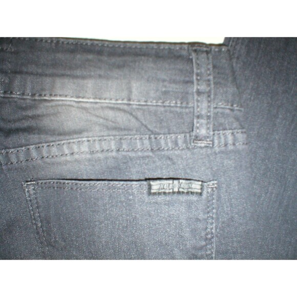 New Girls Designer Hudson Skinny Jeans 14 Gray Faded Black Graphite NWT Logo - Picture 4 of 4